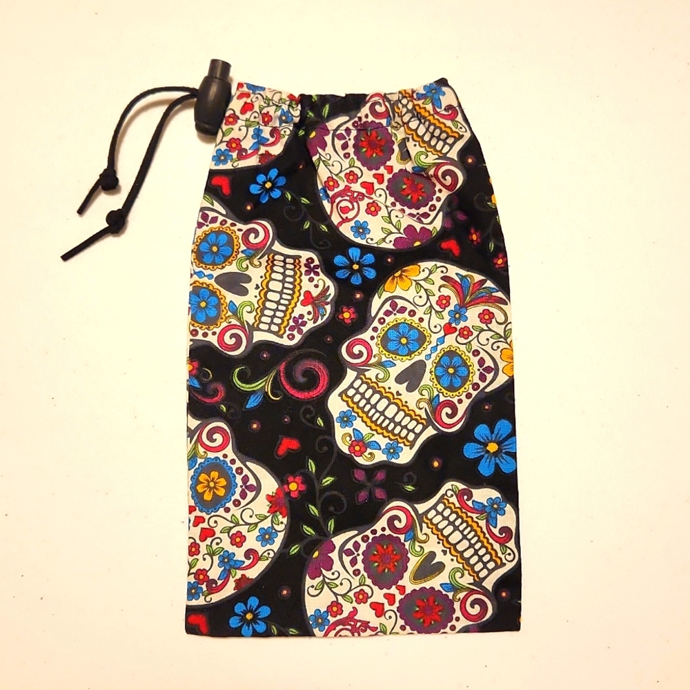 Dia De Los Muertos drawstring bag. NWOT